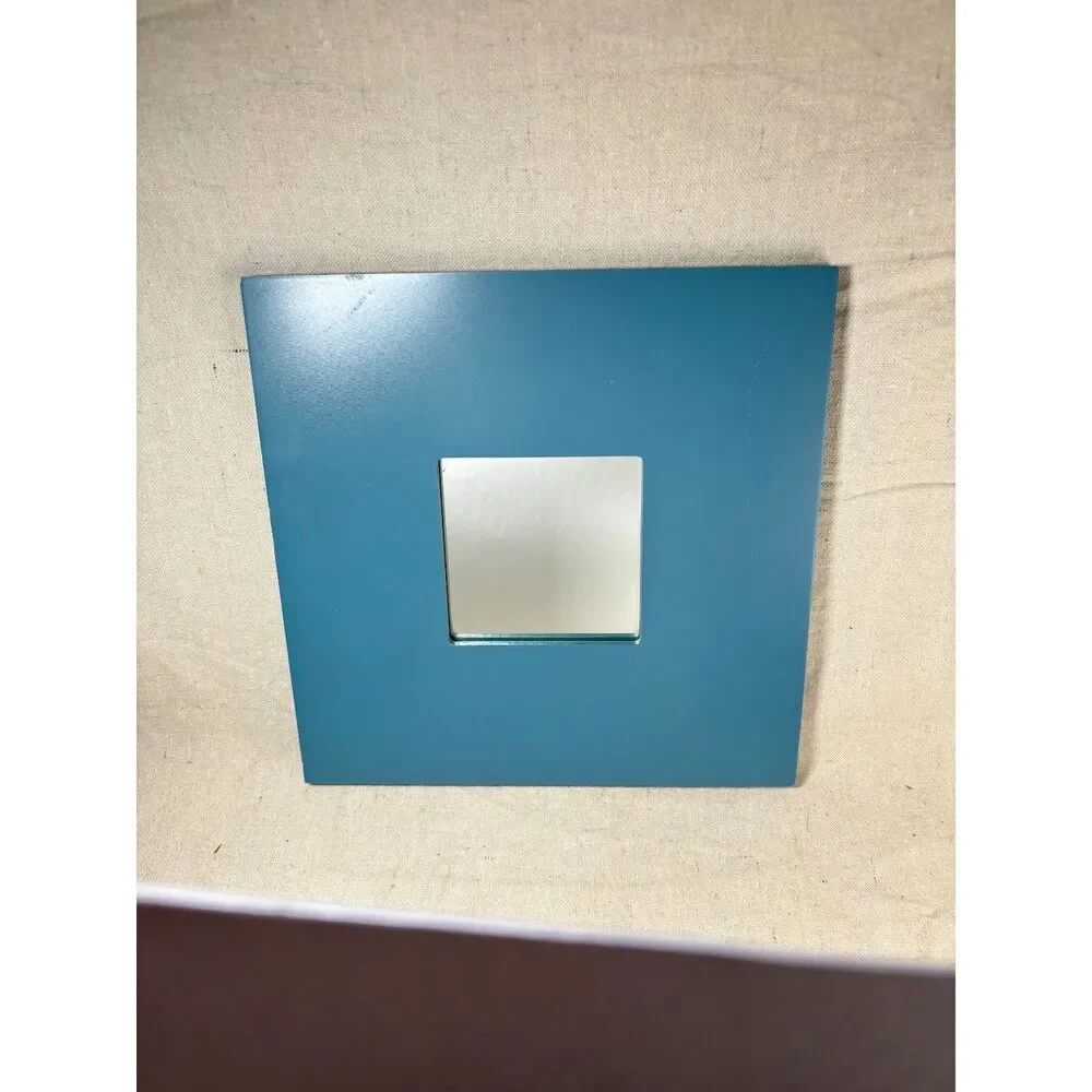 Ikea Malma Mirror Blue Square Free-Standing Decor READ DESCRIPTION